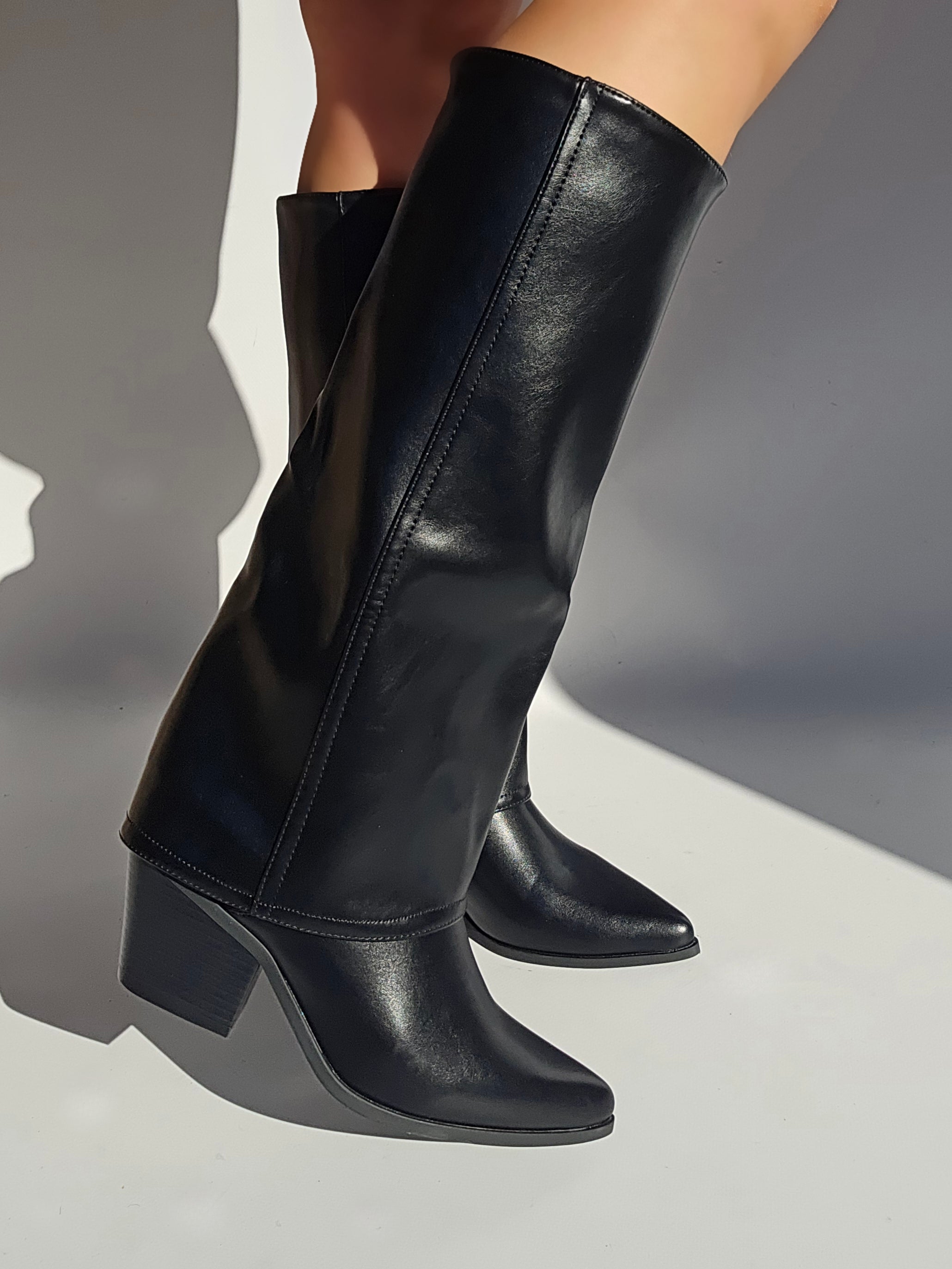 Bottes chaussettes santiags Noir 37