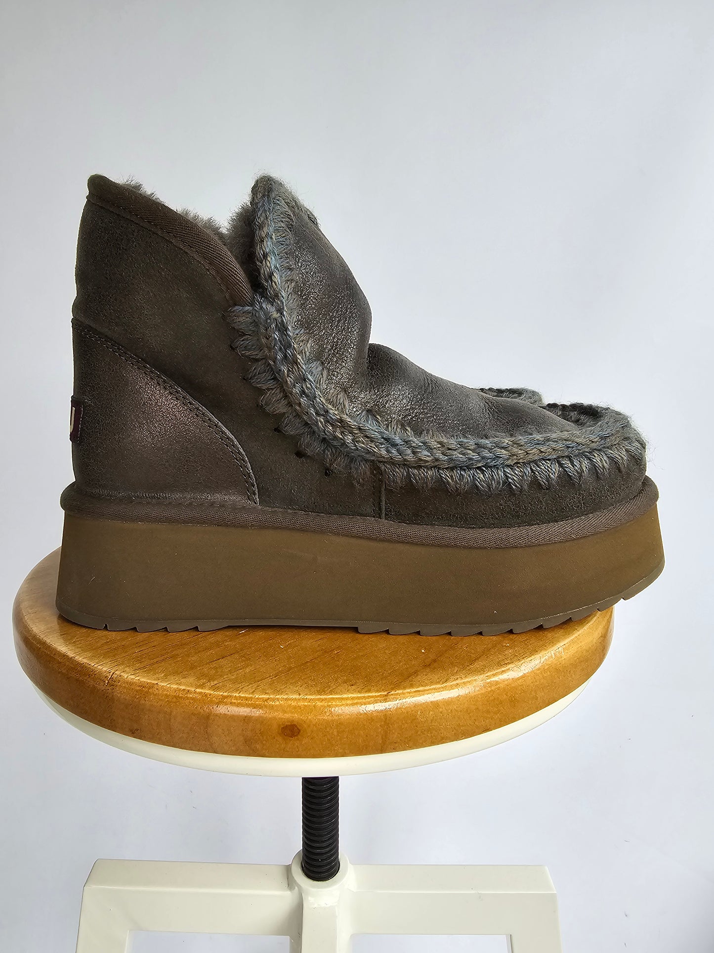 Mou mini eskimo platform boots Kaki