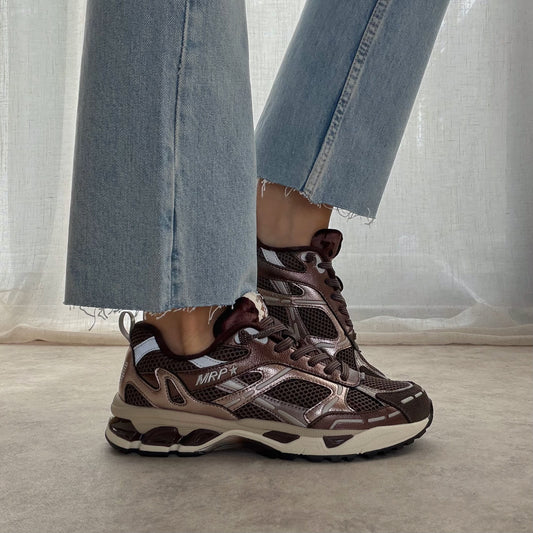 Baskets MRP Melrose V58 Moka Femme – Running Rétro