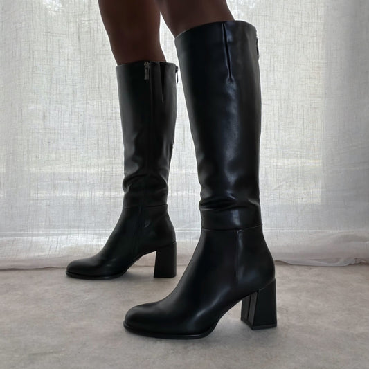 Bottes Hautes Femme Tamaris Noires Talon 7,6 cm