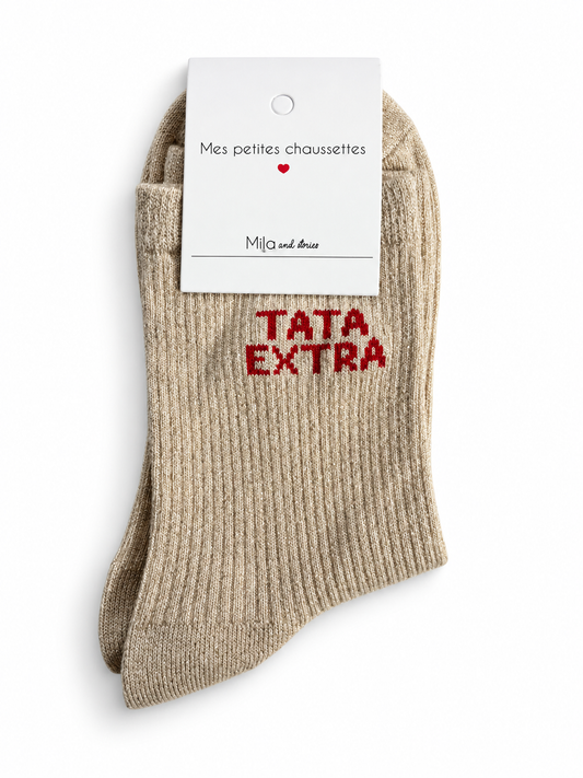 CHAUSETTES - TATA - SOEUR - MAMIE