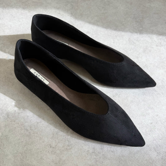 Ballerines pointues Corina Noir