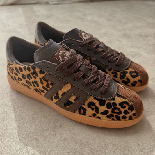 Baskets Back70 - Shelly choco / léopard