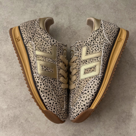 Baskets Back70 - jogger fur pois