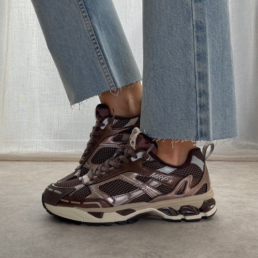 Baskets MRP Melrose V58 Moka Femme – Running Rétro