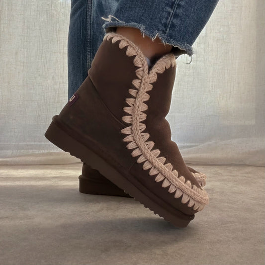 Boots fourrées Mou eskimo 18 Chocolat