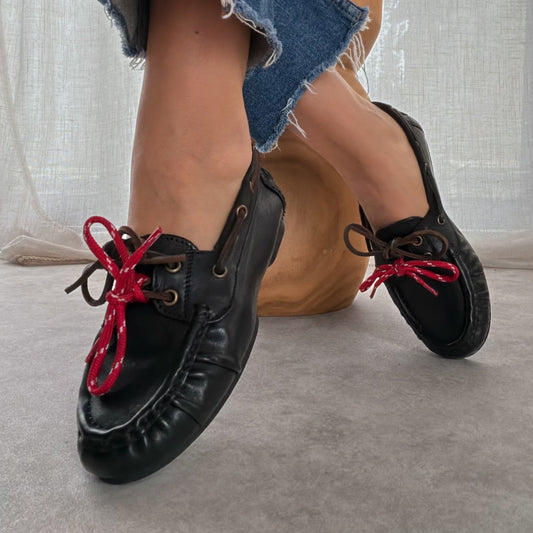 Mocassins NAPOLI Semerdjian en cuir – Noir