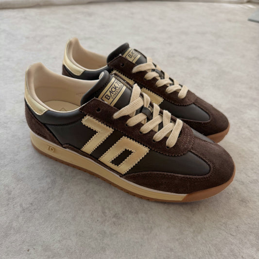 Baskets Back70 Barkley running Chocolat