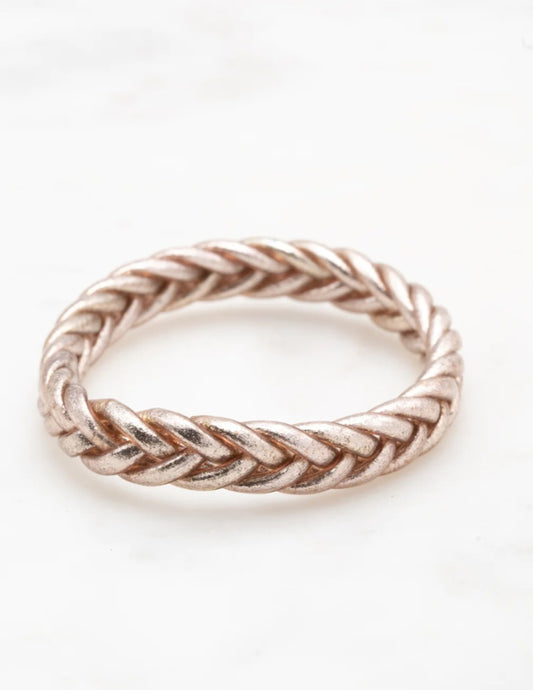 Champagne braided rush