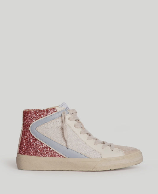 Corina Blue &amp; Pink High Top Sneakers