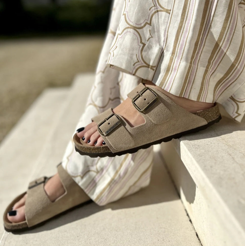 Mules Joy Cuir Pastelle Paris Taupe