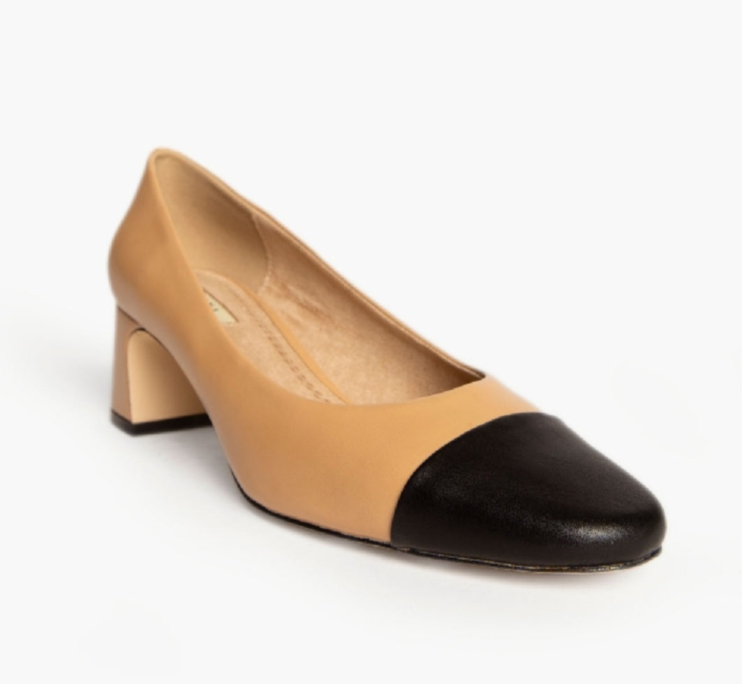 Escarpins Corina Beige & Noir