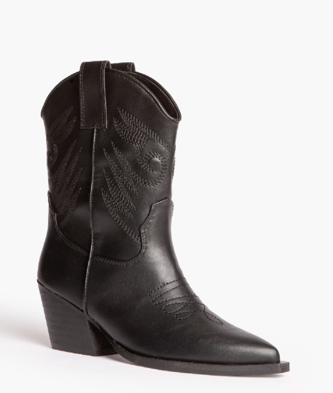 Corina Black Cowboy Boots