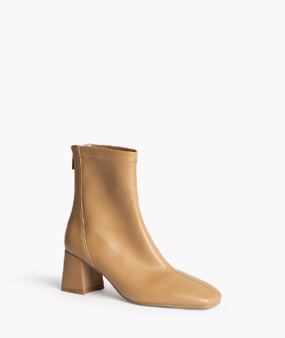 Corina low heel ankle boots Beige
