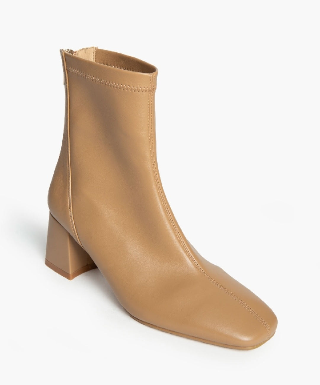Corina low heel ankle boots Beige