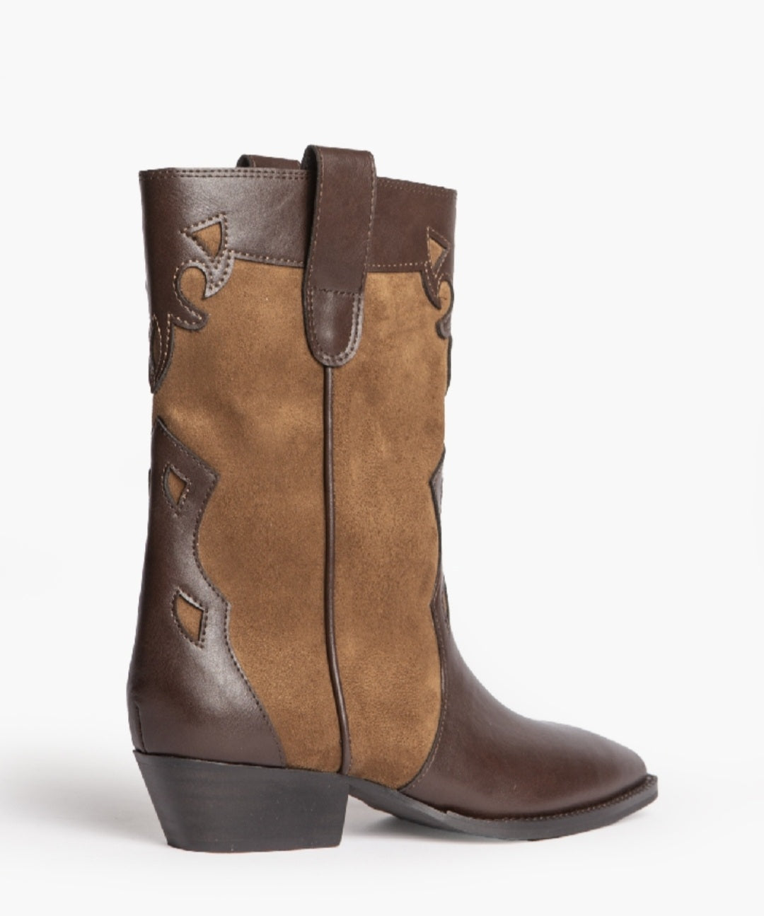 Santiags mi-haute Corina Marron