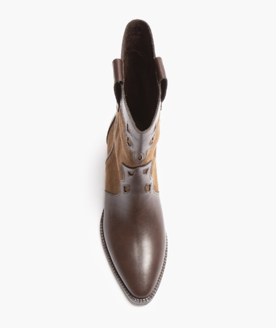 Santiags mi-haute Corina Marron