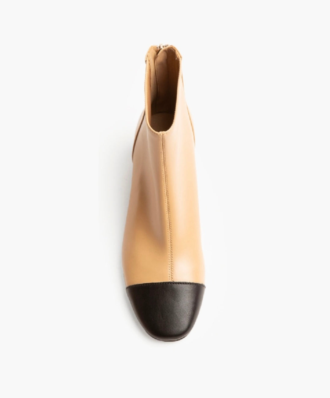 Bottines bicolore Corina Beige