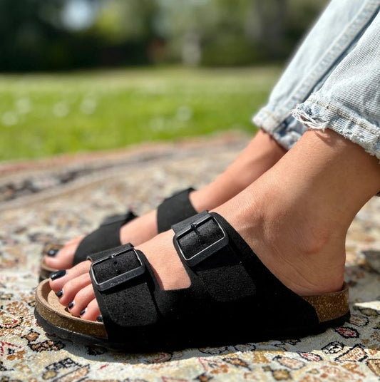 Joy Mules Leather Pastelle Paris Black