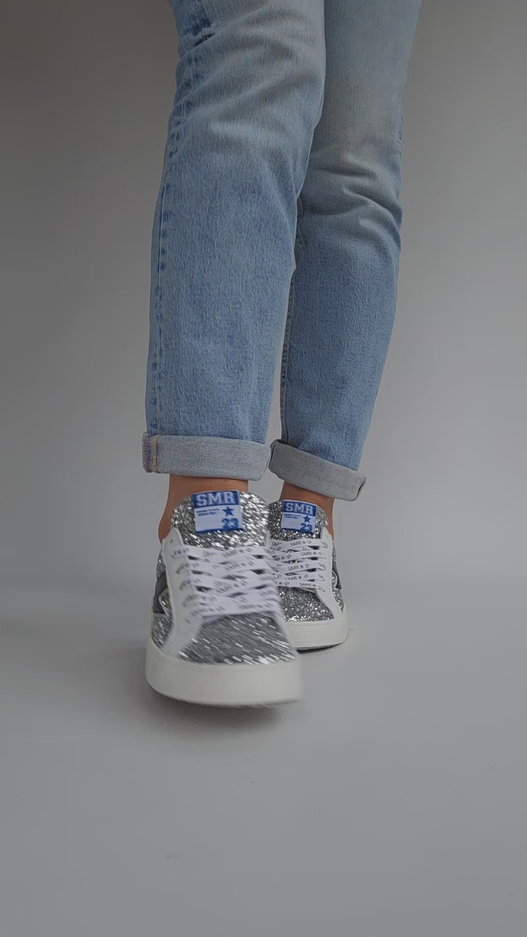 Baskets Semerdjian Maya D383 Argent & Noir