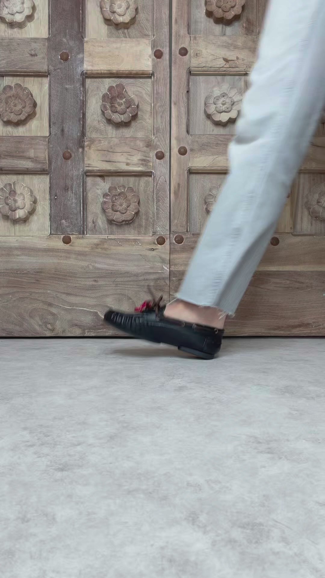 Mocassins NAPOLI Semerdjian en cuir – Noir