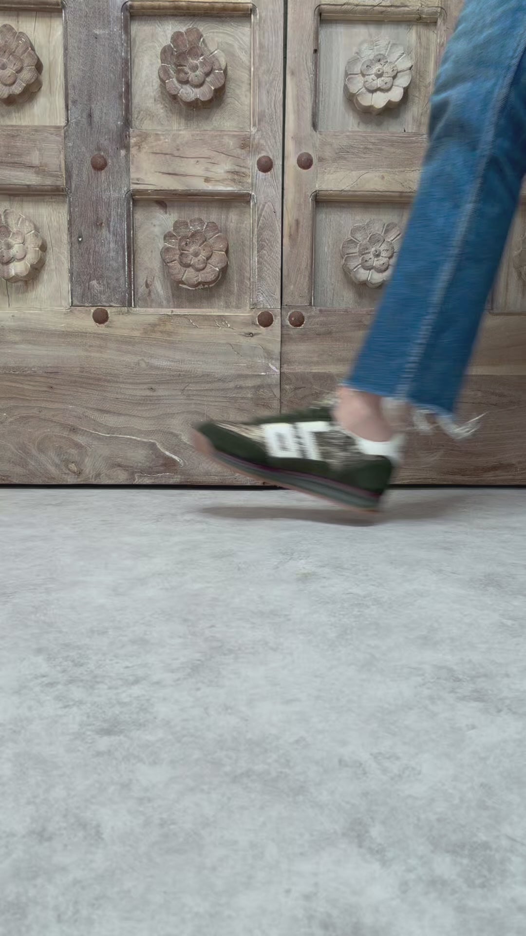 Baskets Back70 - jogger Vert forêt