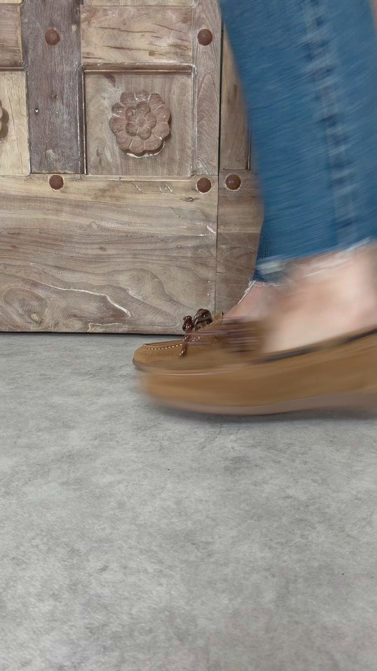 Mocassins Semerdjian CamelMocassins Napoli Semerdjian en cuir nubuck – Camel