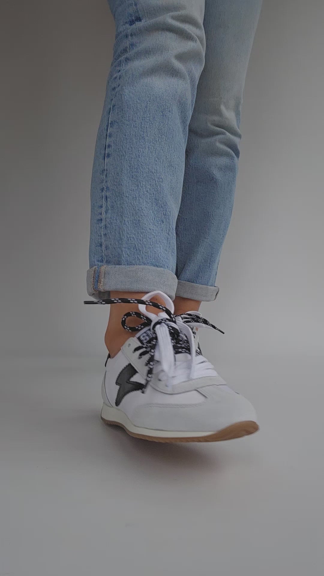 Baskets Semerdjian June D476 Blanc & Noir