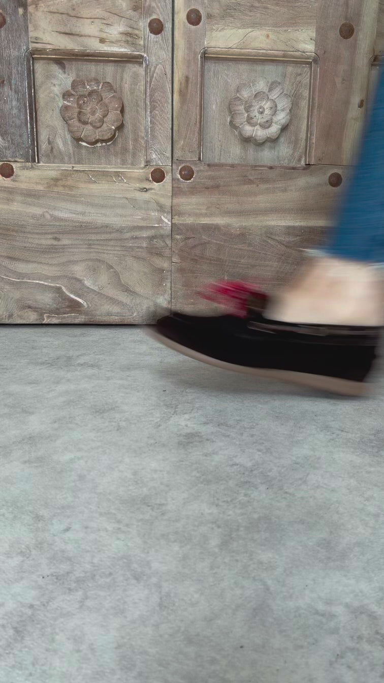 Mocassins Napoli Semerdjian en cuir nubuck – Chocolat
