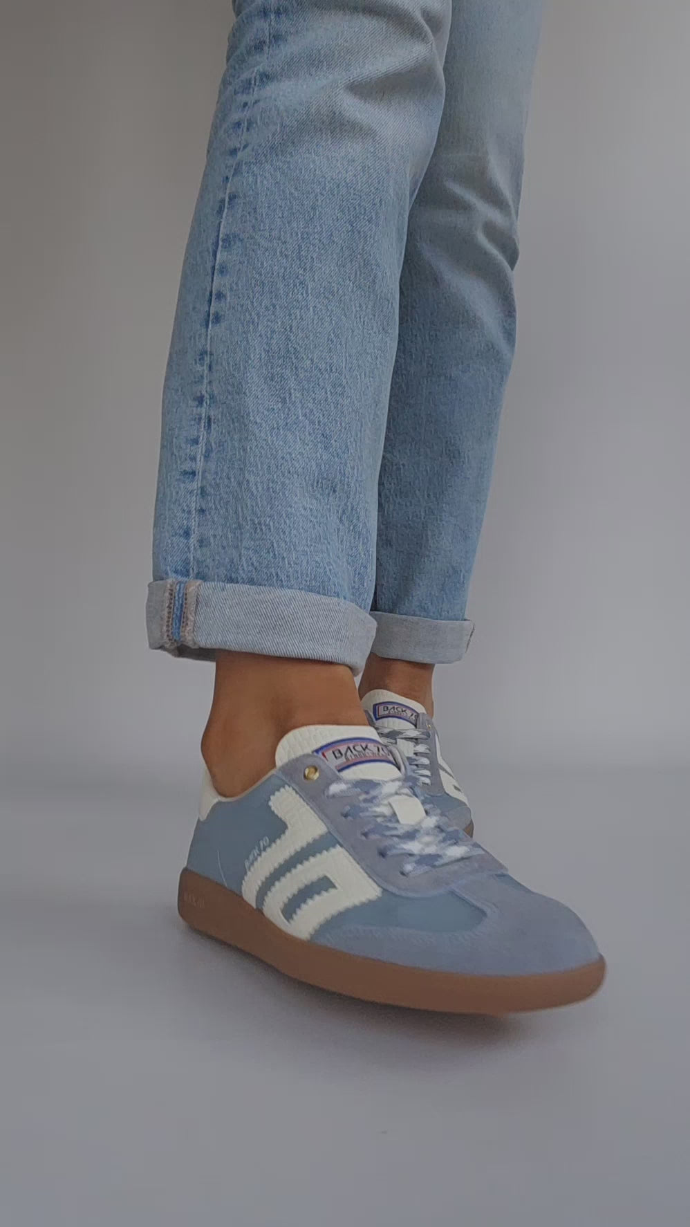 Baskets Back70 cloud - nylon Bleu ciel