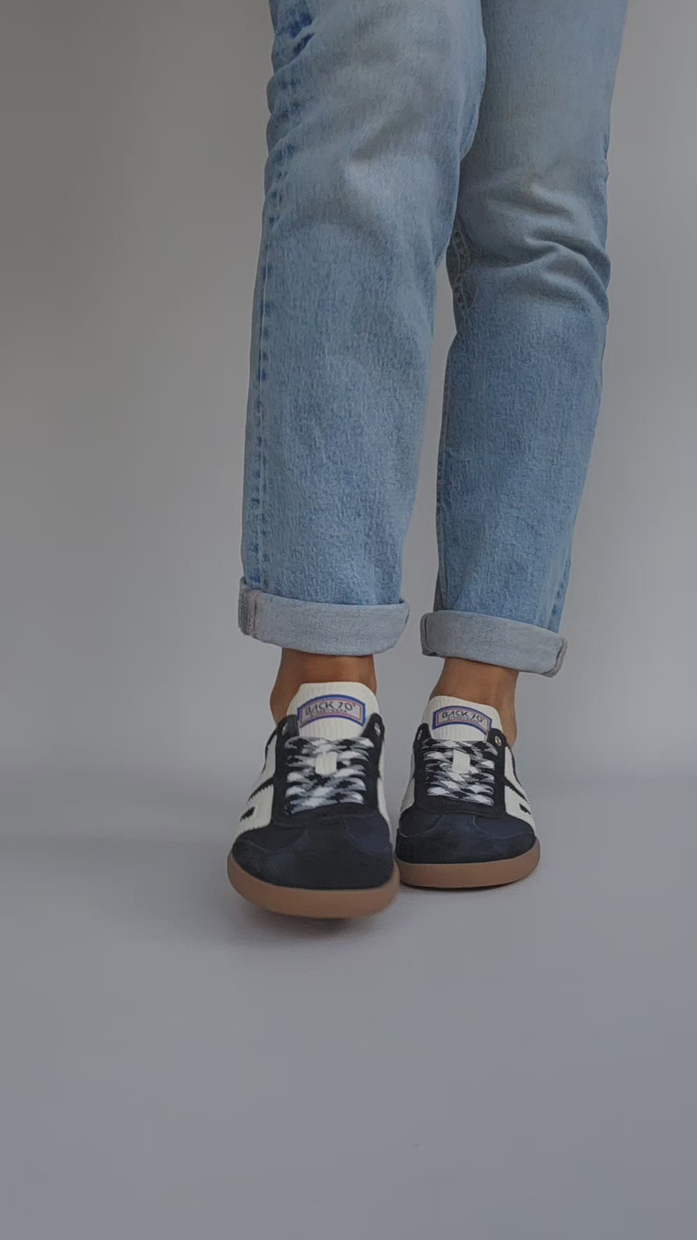 Baskets Back70 cloud - nylon Bleu marine