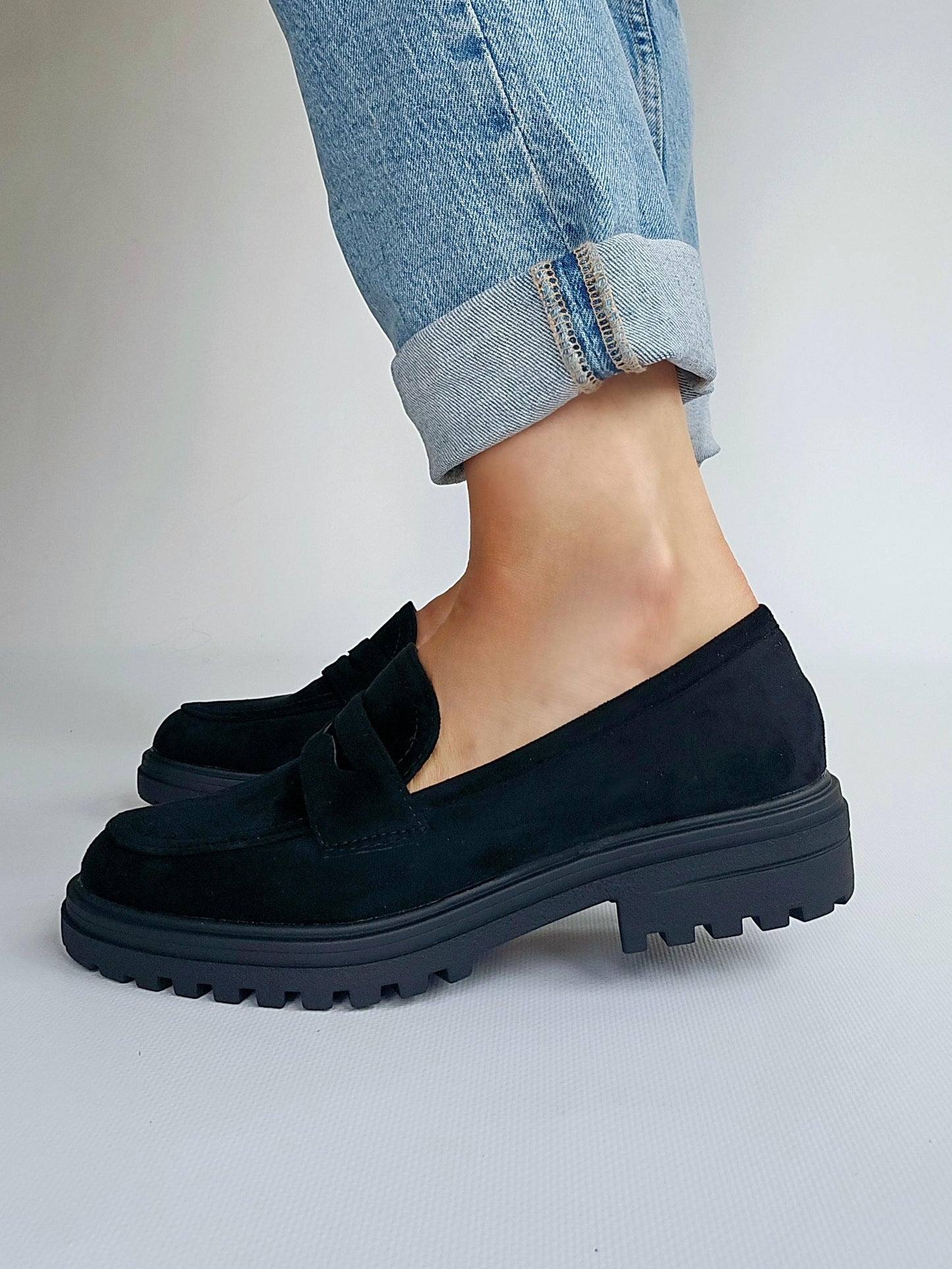 Mocassins suédine Noir