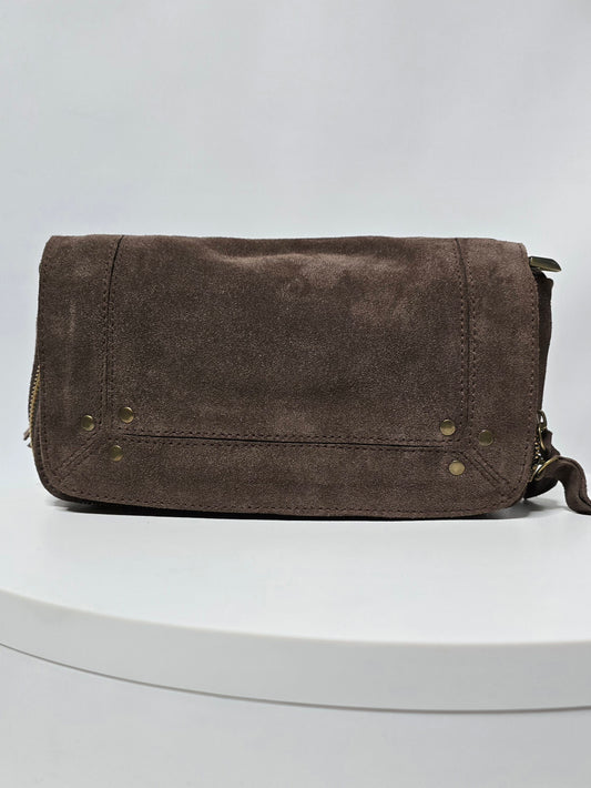 Sac grand Jérôme 3 compartiments Chocolat