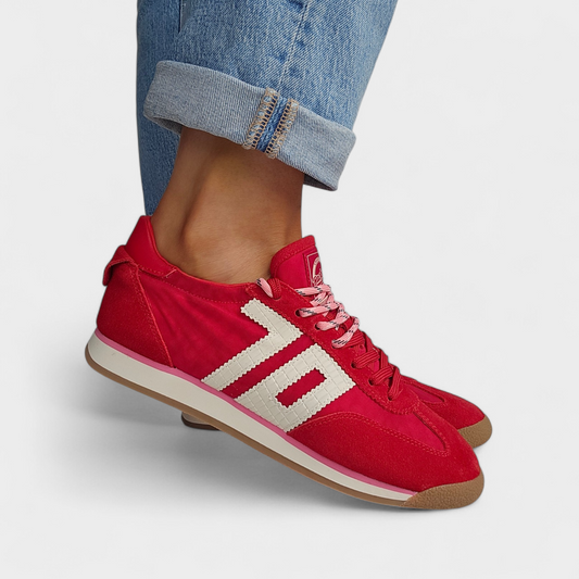 Baskets Back70 Rocket cotton- Rouge