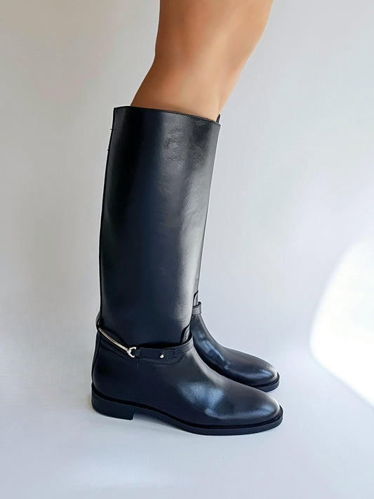 Bottes Cavalières Corina Noir