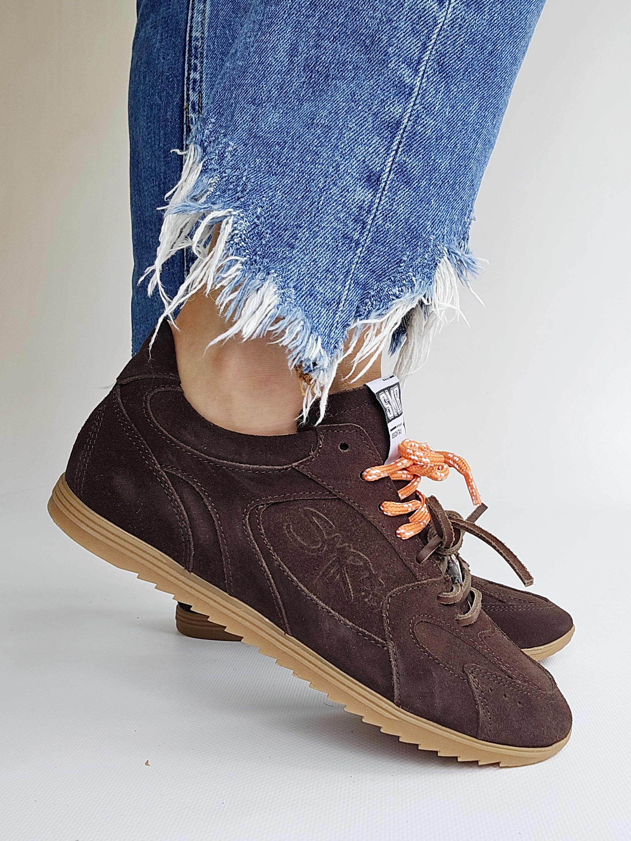 Baskets Semerdjian Billie C907 Marron – Sandrillonchaussures