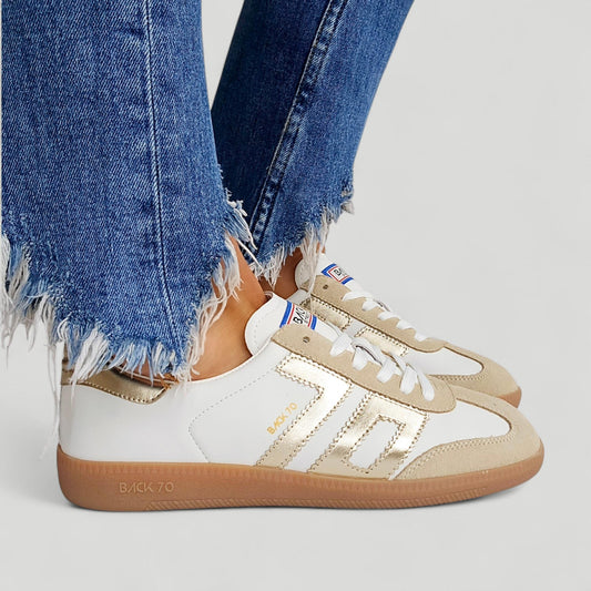Baskets Back70 cloud Doré