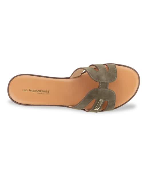 Mules Les Tropeziennes DAMIA Kaki