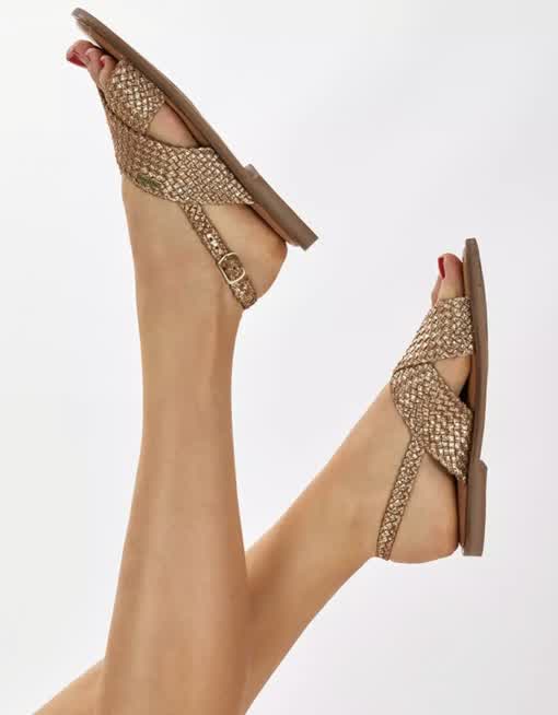 Sandales Les Tropeziennes DOA Gold