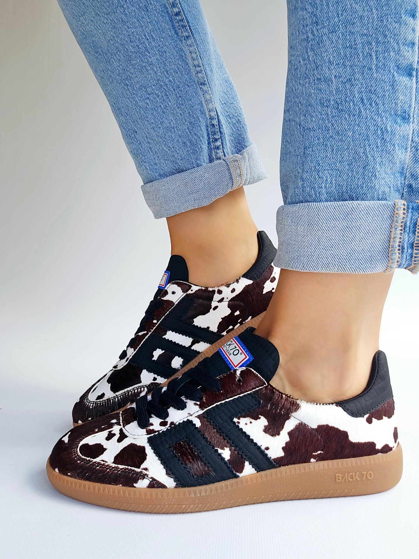 Baskets Back70 cloud imprimé Vache