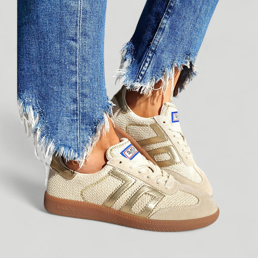 Baskets Back70 tweed Gold