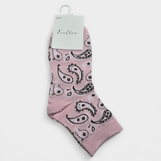 Chaussettes foulards Rose
