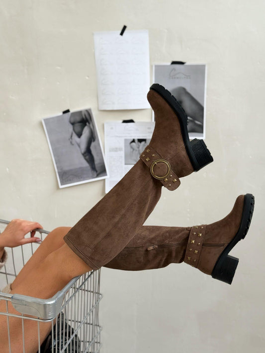 Bottes ANTEA mollets XL Choco