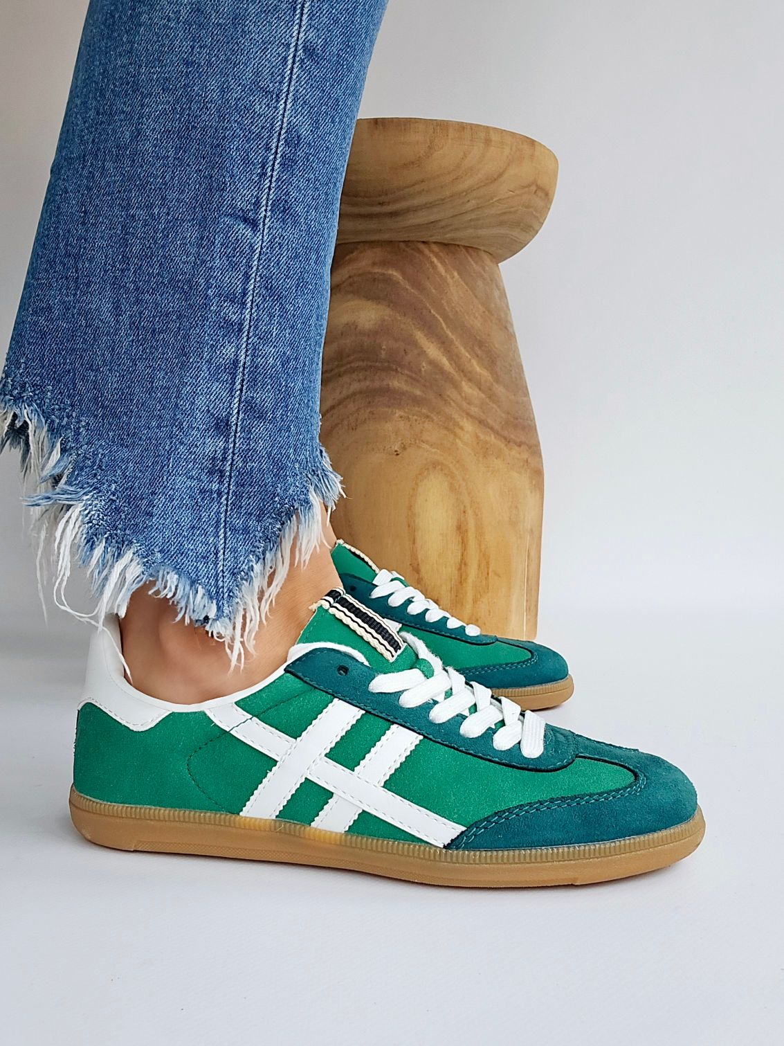 Baskets Corina Vert