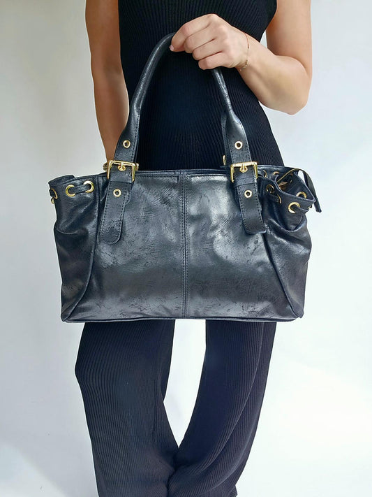 Sac Gérard grand modèle Cuir Noir