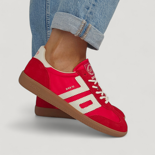 Baskets Back70 cloud - satin rouge
