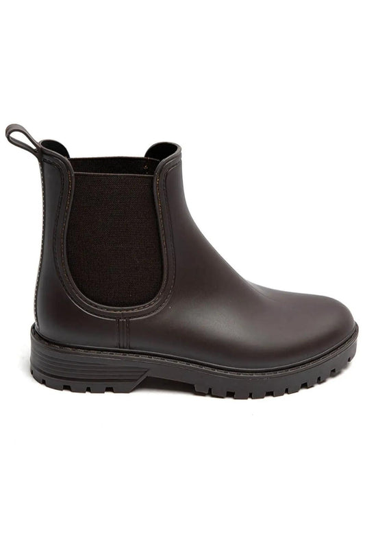 Boots chelsea Pluie Chocolat