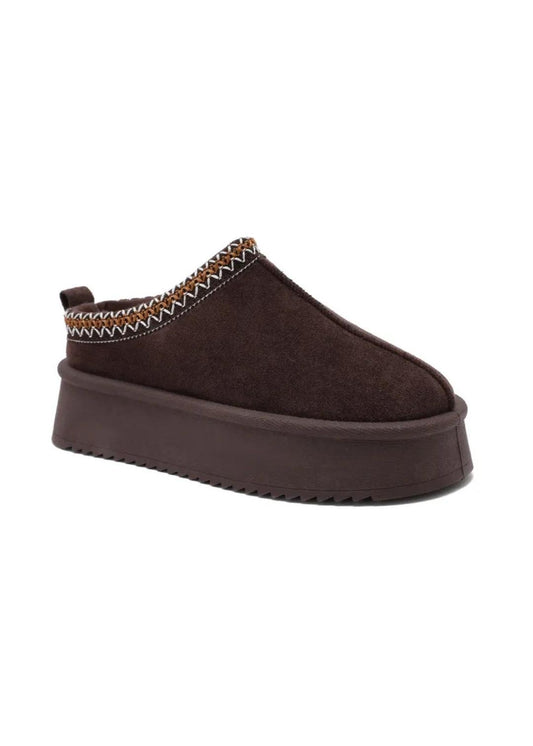 Aztec Mules Platform Dupe Brown