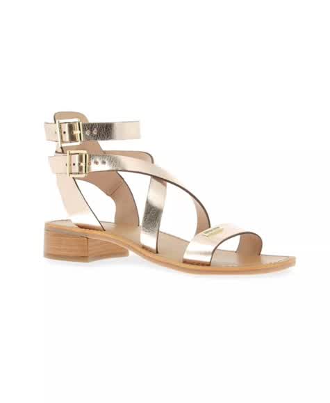 Sandales petit talon Les Tropeziennes HOCEAN Doré