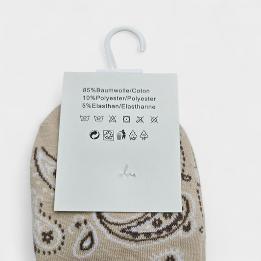 Chaussettes foulards Taupe